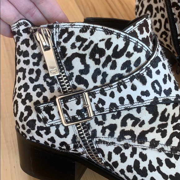 Marc Fisher LTD Leopard Print Booties - Picture 4 of 7